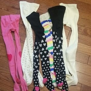 Tights girl size 5/6, 6-8 used